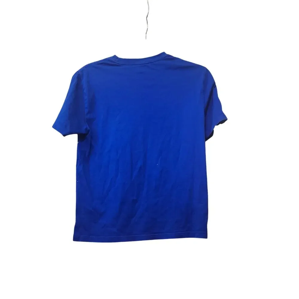 Boys Ralph Lauren Big Pony T-Shirt Size Youth 14-16 Royal Blue Yellow
